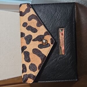 Dune London Leopard Print Envelope Mini Clutch